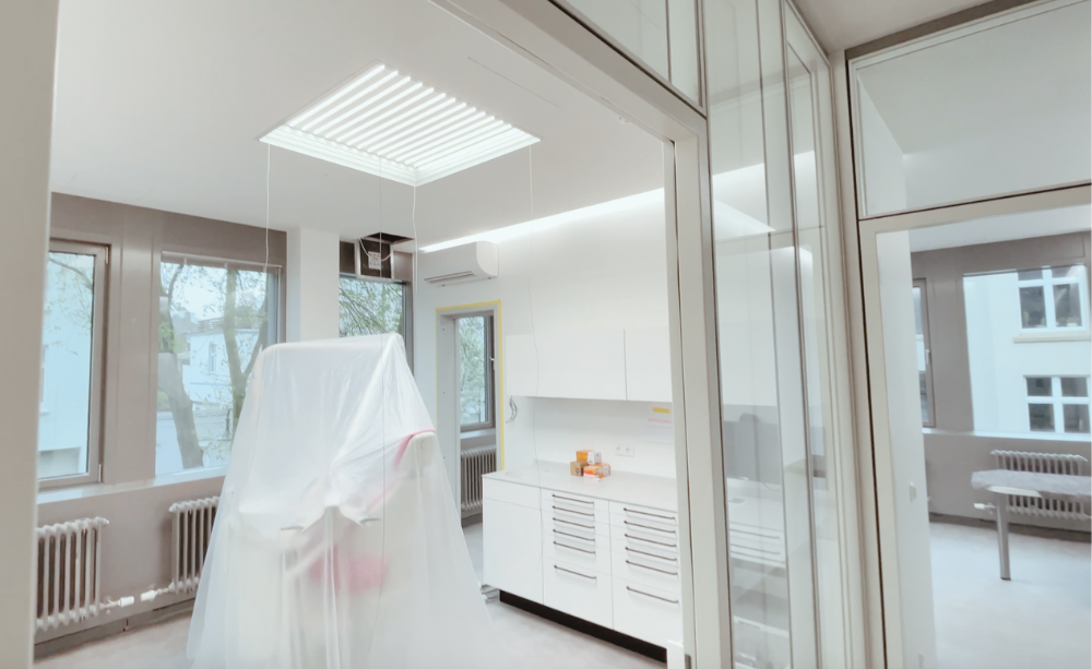 Baustelle im Haranni Dental Centrum