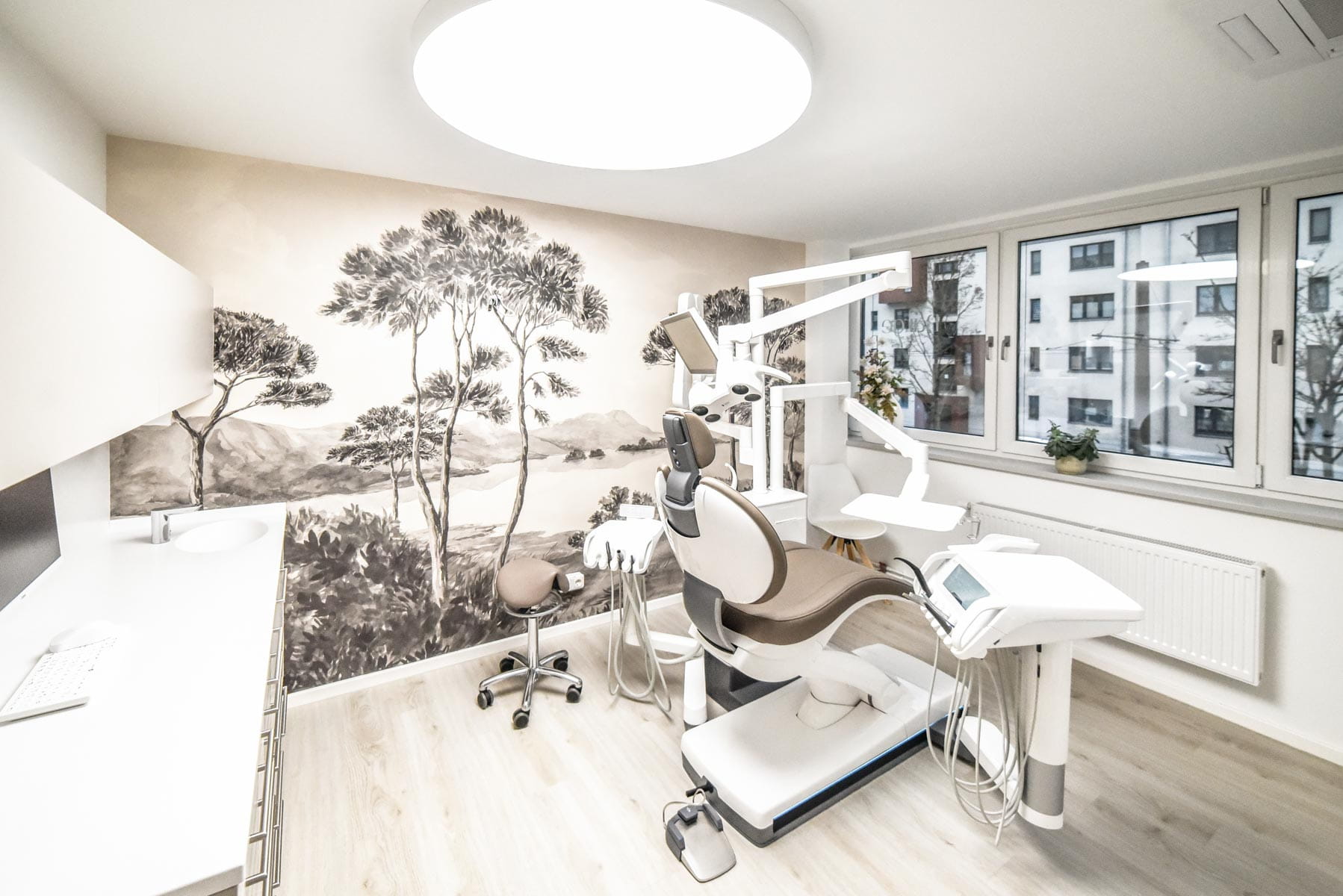 Behandlungsraum in der Praxis Barge